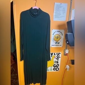 Universal Standard Dark Green Long Sleeve Dress 2X